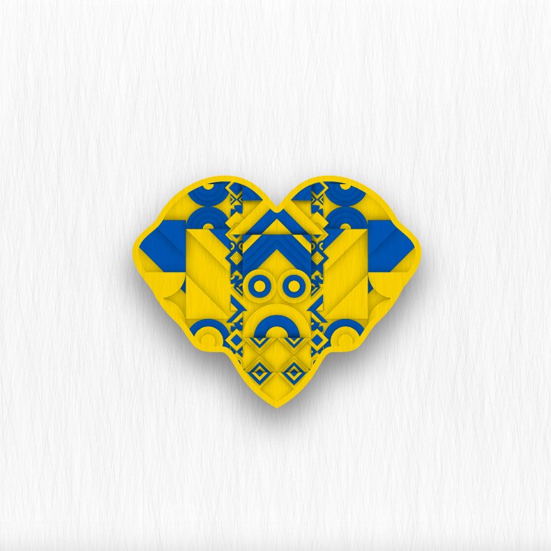 generativemasks's tweet photo. Just sharing our hearts for peace with you. (Generativemasks #3275) #Solidarity https://t.co/j9BA6hdjQt