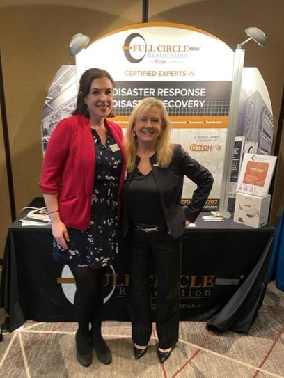 Smart Restoration Contractors find where adjusters meet.  They sponsor exhibit booths and take part in events where they interact with adjusters before the loss occurs. #FullCircle #Cotton #NAIIA #RIA #IICRC #ISSA #water #wind #fire #damage #restoration #mitigation
