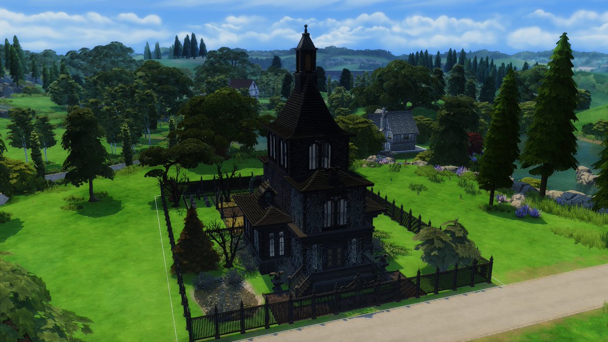 I am OBSESSED with this WIP goth wedding cathedral I started tonight 🖤😍

#thesims4 #sims4 #thesims #showusyourbuilds #weddingstories