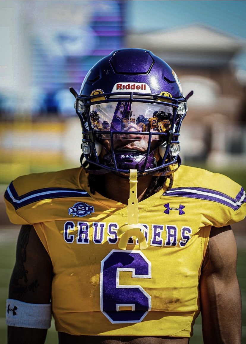 100% COMMITTED TO <a href="/CruFootball/">UMHB Football🏈</a>🟣⚪️🟡⚔️
