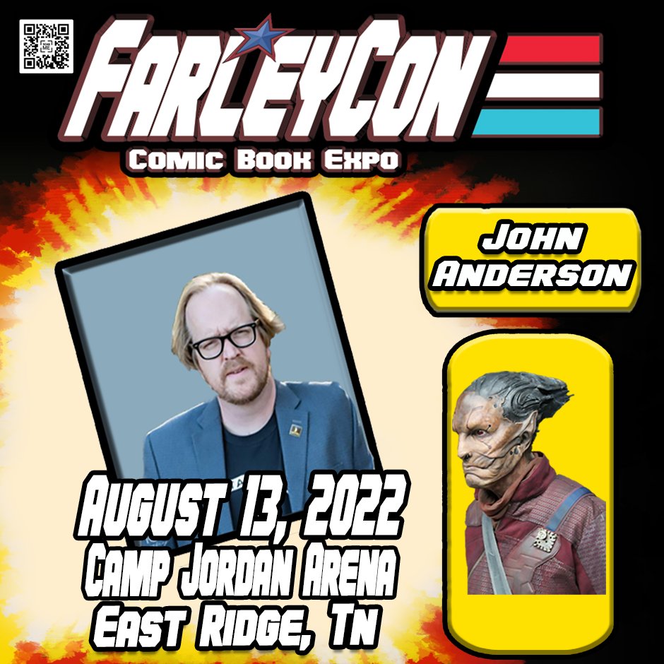 John Anderson is an actor who hails from Birmingham, Alabama. He landed his first major motion picture role as a Ravager in Guardians of the Galaxy Vol. 2. John also appeared in Black Panther, Stranger Things and more.#farleycon #Chattanooga #EastRidge #GOTG2 #MCU #strangerthings