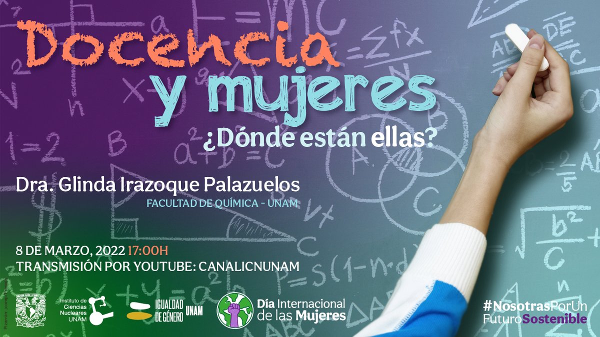 icnunam's tweet photo. Te invitamos a esta charla del #DíaInternacionaldelasMujeres #8M #NosotrasPorUnFuturoSostenible. Presenta: Dra. Glinda Irazoque Palazulelos (@quimica_unam).
📅⏱️ 8 de marzo, 17:00 h. @YouTube: CANALICNUNAM
👁️https://t.co/3HHumwAAGH https://t.co/XvgGJLmACc