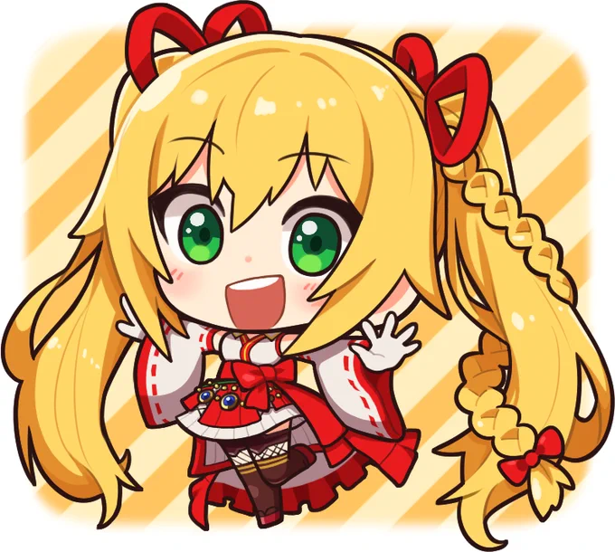 ちっちゃいごんごん巫女服ver.
#いろは絵馬 