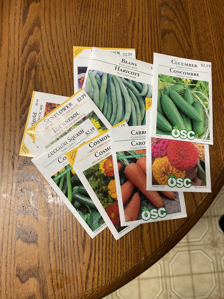 Very excited to have received this package today! Going to give #gardening a go for the first time. Any tips are greatly appreciated