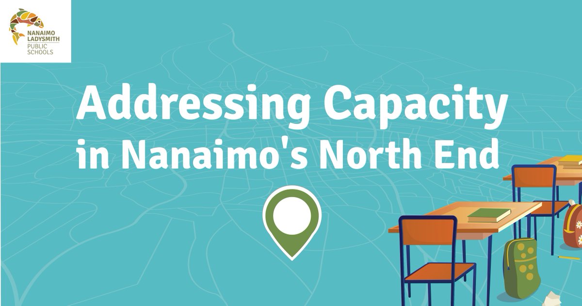 sd68bc's tweet photo. NLPS intends to address capacity issues in its North Nanaimo schools and requires your feedback on 4 potential scenarios. 

Participate on ThoughtExchange https://t.co/EzDbErOLt9 or email at consultation@sd68.bc.ca https://t.co/5LdB867wBE