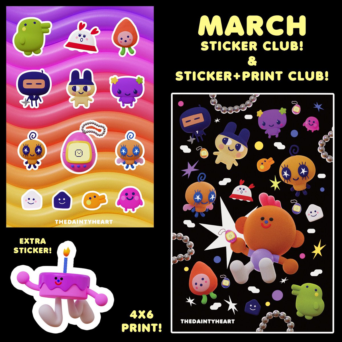 thedaintyheart's tweet image. Today is the last day to pledge for my sticker and print tiers! Be sure to sign up to get these sweet goodies ✨ patreon.com/thedaintyheart