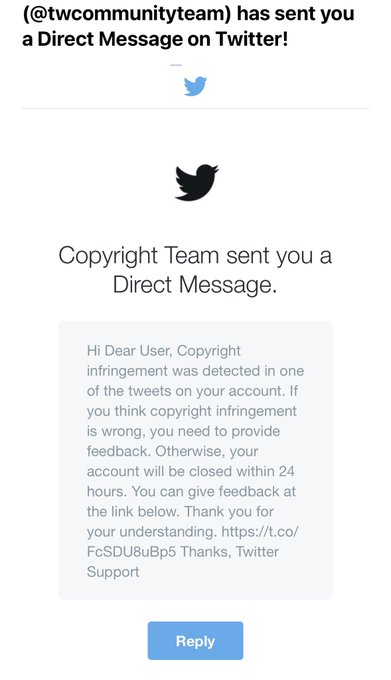 Anyone else getting this message…spam? #hack #spam https://t.co/XWhKyMqjya