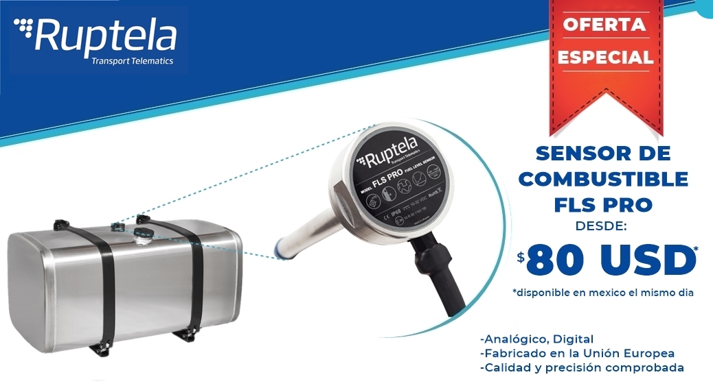 RuptelaL's tweet photo. Ruptela Latam pone a disposición de sus clientes el Sensor de Combustible FLS PRO a un precio único. No te pierdas esta oferta,  contacta a tu Sales Manager  o escríbenos a info@ruptela.com 
#mundosostenible #telematica #comunidadruptela #gps https://t.co/ANOq3yPpGG