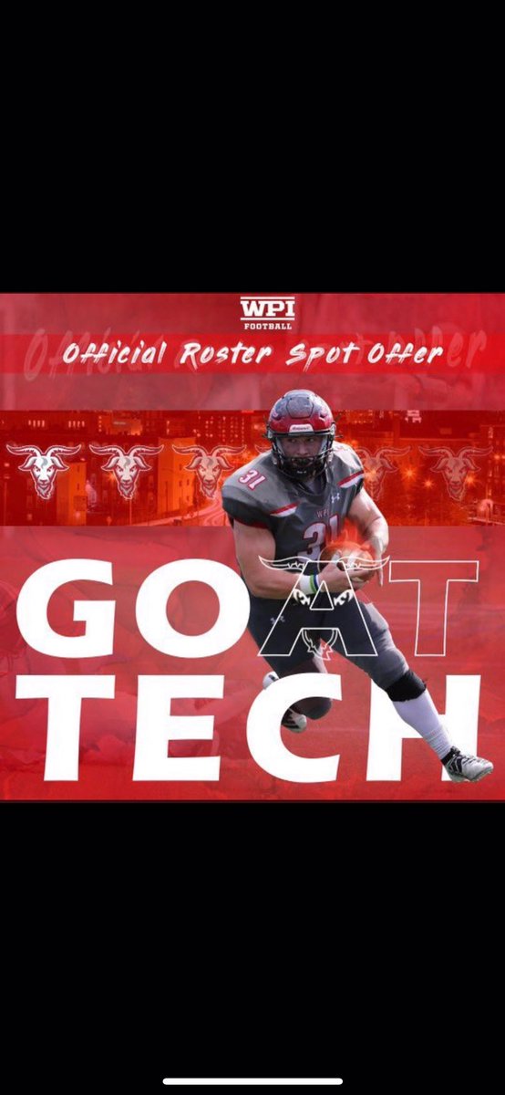 JCannon_10's tweet photo. After a great call with Coach Geenty, I am proud to receive an offer from WPI! @coachgeenty @CoachRobFB https://t.co/8pTIVG5NAU