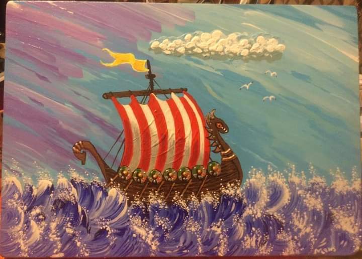 i_maws's tweet photo. Se pintan retratos de personas y mascotas, barcos pirata, vikingos, trenes de vapor y paisajes. ~ We paint portraits, people and pets, pirate ships, viking ships, steam trains and landscapes. ~ #PinturaAcrílica #AcrylicPainting #calidad #quality #CuetziMawsArt #arte #art 🌹🐝 https://t.co/7SiUSAh9FF