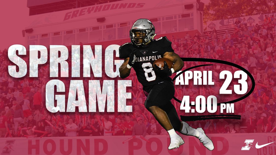 Time Change! 

The Hound’s Spring Game at 4:00 PM 

#WIN