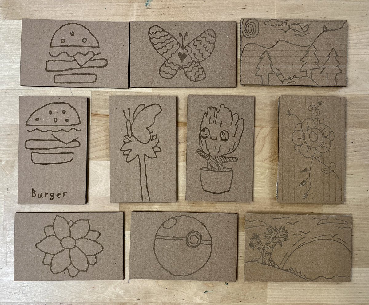 MistyKluesner's tweet image. Another batch of awesome laser-etched creations from our 5th graders at @WolfpackCSI ! They get so excited when they realize they get to take these amazing pieces home ☺️

#CUSDrockstar @campbellusd #Creativity #ArtsEdChat #MakerEd #LaserCutter