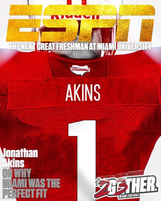Blessed to receive an offer from <a href="/MiamiOHFootball/">Miami Football</a> ‼️