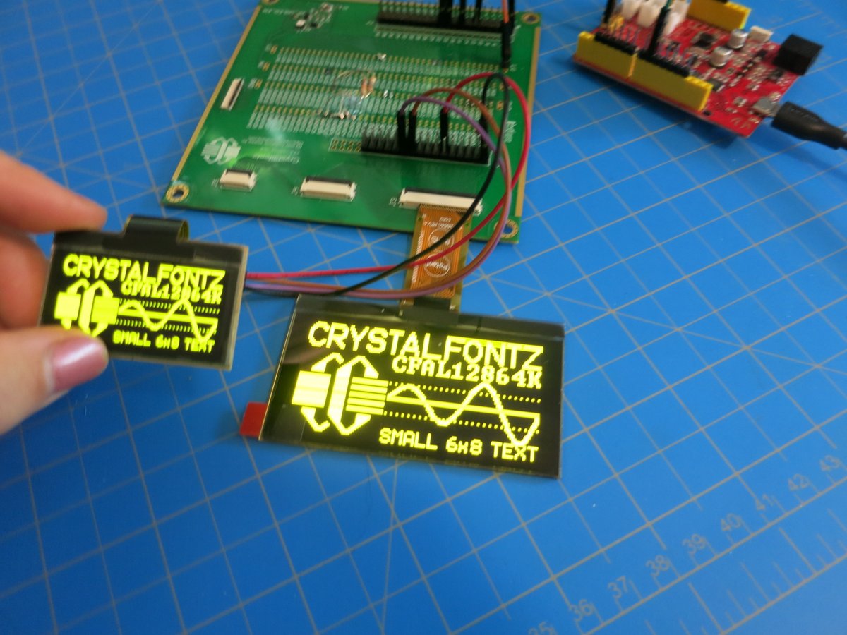 Have you seen all that our ZIF breakout board can do? Bring up TFTs, OLEDs, and LCDs easier!