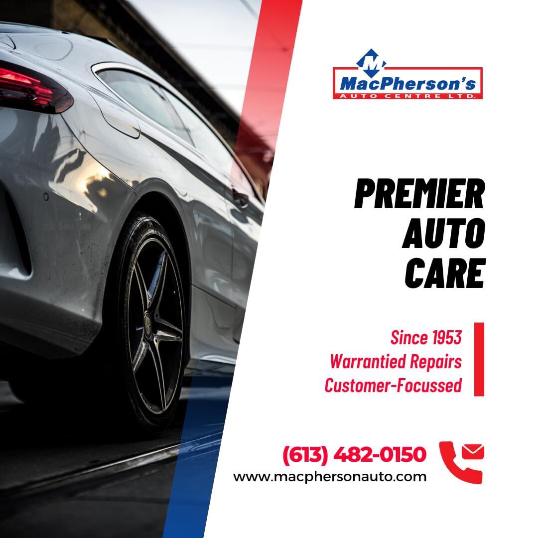 macphersonauto's tweet image. 🚗 Experience exceptional auto care today at MacPherson’s Auto Centre! 🔧

Call us today at (613) 482-0150.