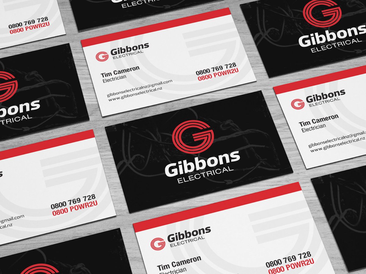 jarmandesignltd's tweet photo. Rebranding for Gibbons Electrical, an Auckland-based electrical company. We retained existing characteristics found within the original branding and created an iconic symbol that would allow them to stand out from the crowd. #brandidentity #branding #logodesign https://t.co/jtaGIPRKzv