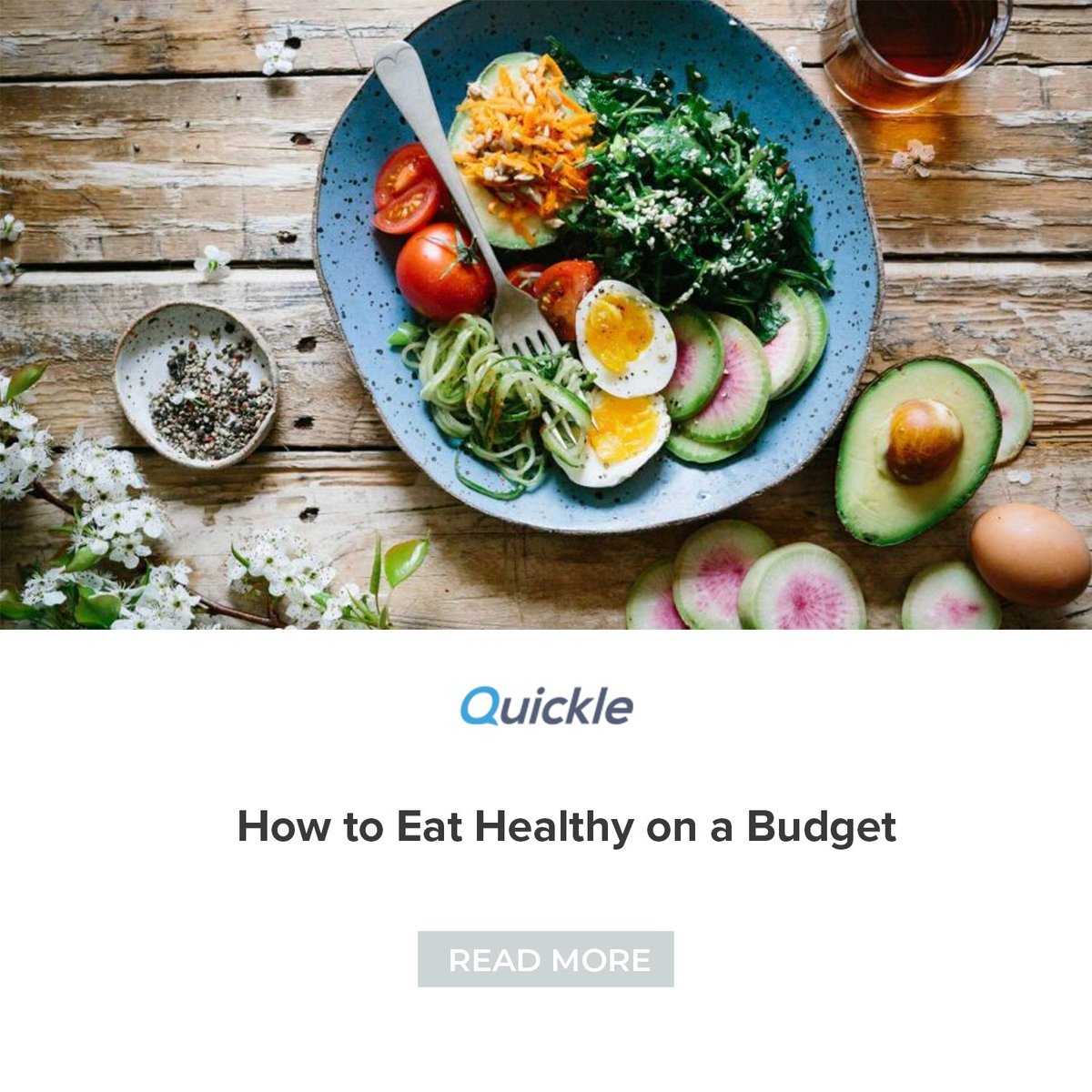 QuickleLoans's tweet photo. Let’s look at four clever tips for eating healthy on a budget, so you can feel fresh, look young, and live your best life possible.

Read more:
https://t.co/Lr1mWgYoWb https://t.co/ZKhxs4BaLe