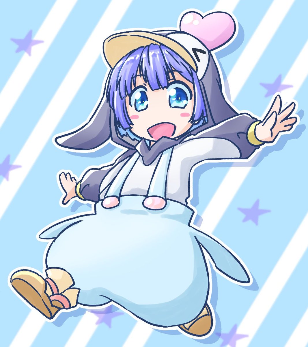 #今月描いた絵を晒そう 

⑥うちの子よその子編
うちの子とよその子描いてますよ
あとよその子デザインさせて頂きました(アイコン依頼がブーストした) 