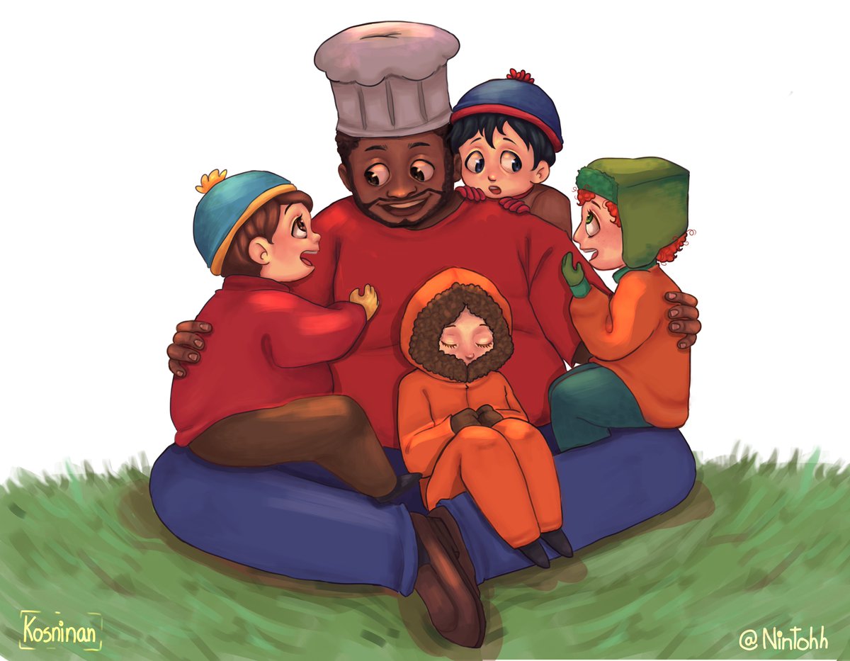 Nintohh's tweet photo. "Chef... We love you"

#SouthPark #southparkfanart https://t.co/vGeOSVqybZ