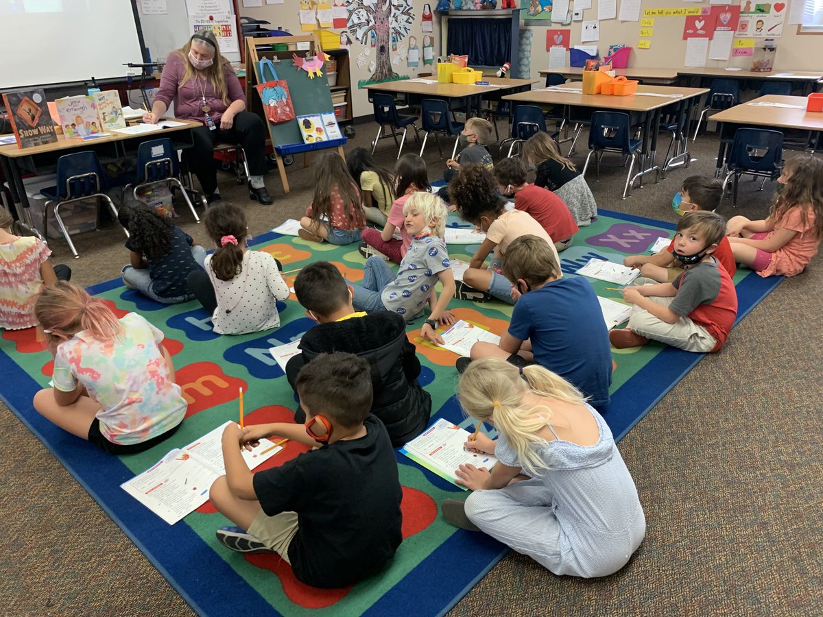 Students caught reading throughout the day! #ReadAcrossAmerica