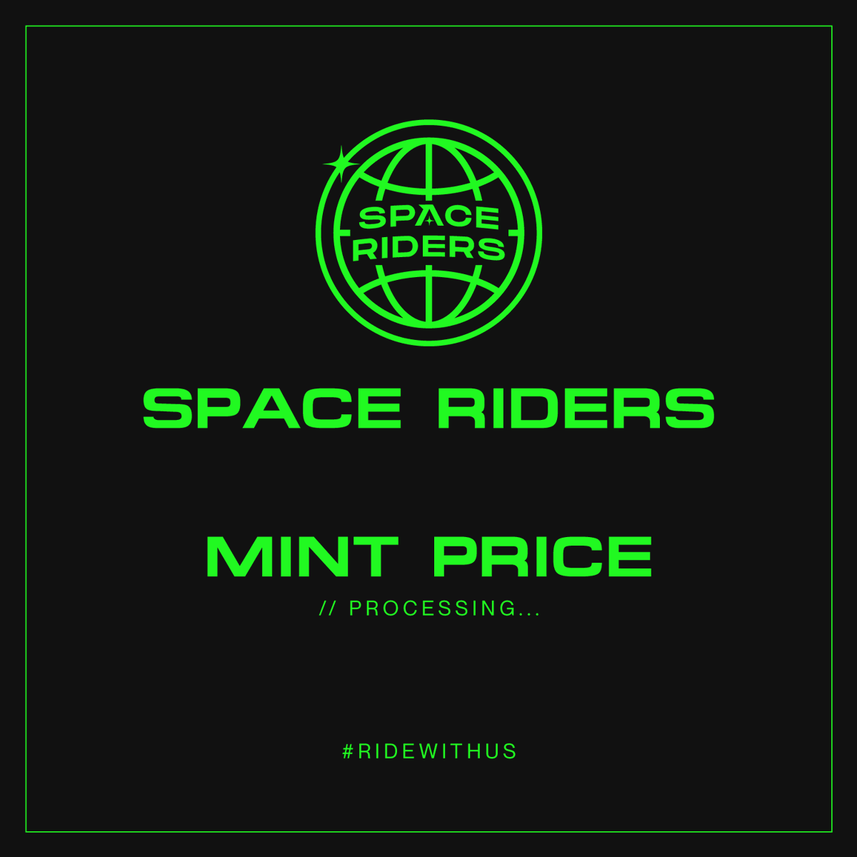 SpaceRidersXYZ's tweet photo. Tomorrow 🚀

8:00 PM EST. https://t.co/2OSVMSIOZh