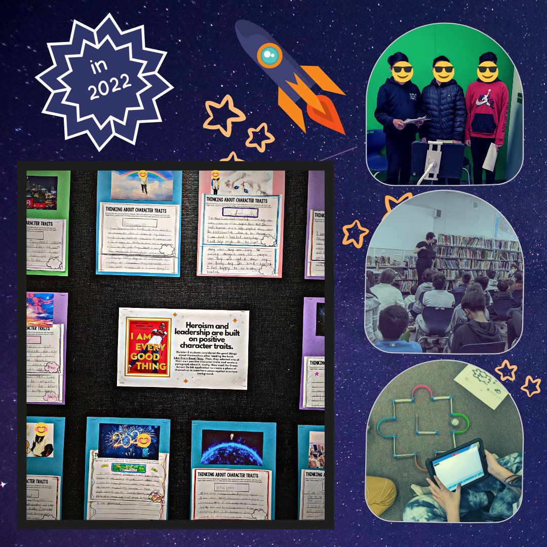 TalmeyLLC's tweet photo. WOW it's been busy! In Dec, library elves wrapped “Santa’s Picks” for holiday reading. In Feb, Talmey ♥️s our LLC😊 The pink🎈reminds us to be kind #pinkshirtday. We had 📘prize draws to celebrate! Lately we've got mazes, coding,🟩screen projects, presentations -all good things👍 https://t.co/rTfquApi59
