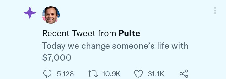 NeoEclipsis's tweet photo. @pulte Even if I don't receive it, God Bless ya dude.  It's a great thing you are doing and it's good to see change in the world. https://t.co/2i2EFbQpYZ