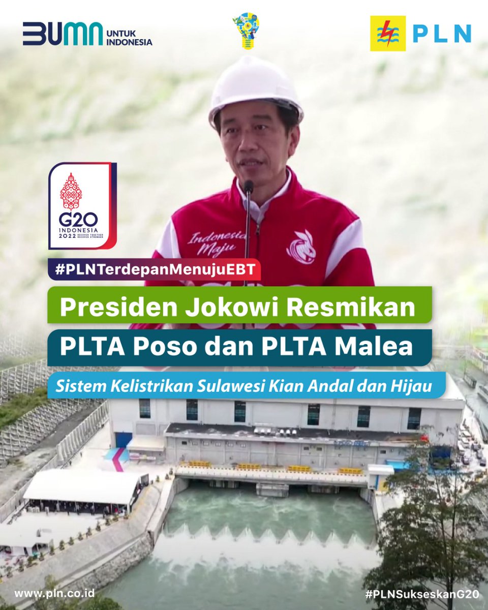 syahrildoping's tweet photo. Electrizen, PLN kembali selangkah lebih dekat dengan target bauran EBT! Pagi ini, Jumat (25/2).

#PLNTerdepanMenujuEBT #EnergiBaruPLN
#PLNGoNetZeroEmission2060 #PLN #PLNGreen #RenewableEnergy #PLNSukseskanG20 #PLNSupportG20Indonesia https://t.co/gE0vQUBKLp