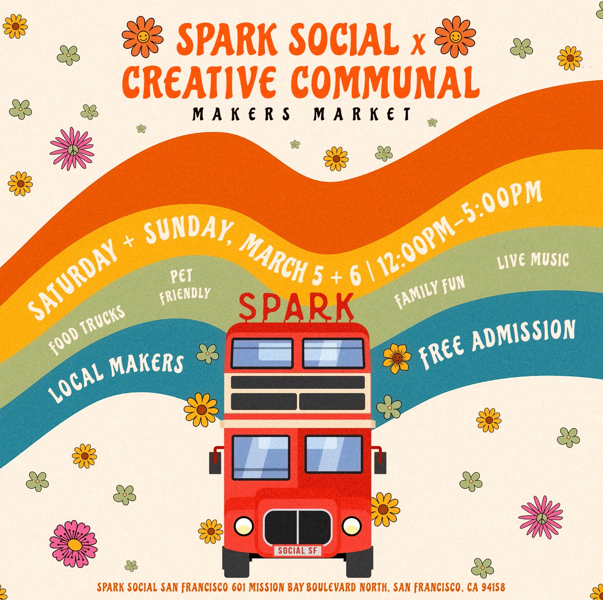 bay area!! shop local this weekend &amp; come hang out! dog friendly, good food, &amp; lots of amazing vendors!!

(I will be there saturday only!)

#bayareaevents #sparksocial #creativecommunal #shopsmall
