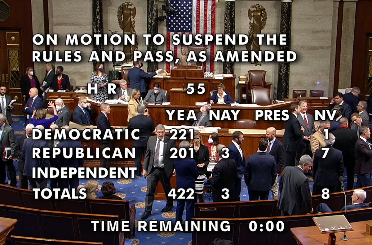 BobbyLRush's tweet image. BREAKING: The House of Representatives just passed my Emmett Till #AntilynchingAct by a vote of 422–3!

This bill will ensure that the full force of the federal government is ALWAYS brought to bear on individuals who commit the monstrous act of lynching.

Now, on to the Senate!
