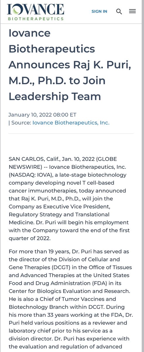 💥Today, After more than 3 decades service Raj K. Puri, MD, PhD, retired/As Dir Division of Cellular & Gene Therapies (DCGT) in OTAT, #CBER, @US_FDA He played a role in approval of numerous #cell & #GeneTherapies that improved outcomes for patients @IovanceBio @sitcancer THXS!