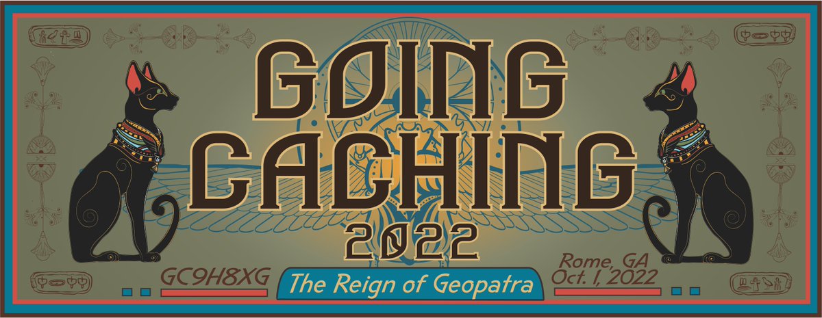 Geocachetalk's tweet image. If you missed last night’s exclusive announcement on Geocache Talk, the Going Caching 2022 theme is The Reign of Geopatra.  You can watch the announcement and learn more about Going Caching 2022 at youtu.be/98K6F9Uy_sY?t=…

#geocachetalk #geocaching #goingcaching #geocache #MEGA