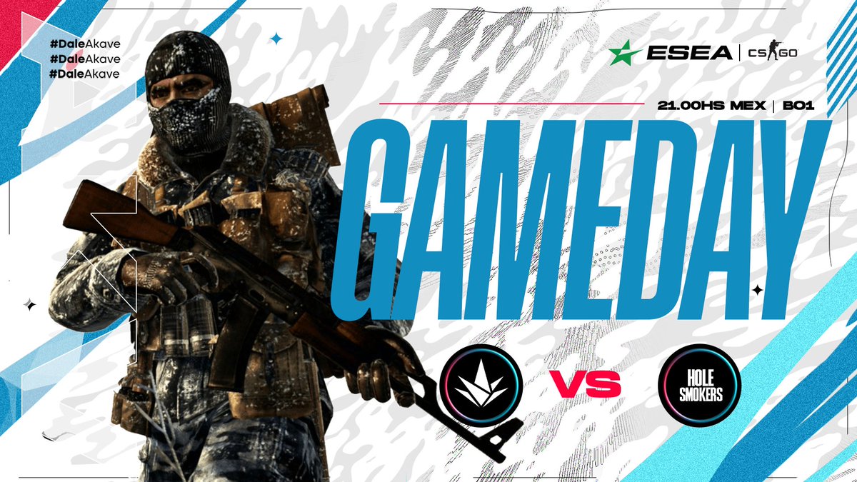 AkaveEsports's tweet photo. #JuegaAkave | #CSGO

Seguimos con la acción en #LigaESEA esta noche y los mantendremos informados por aquí 😎

🆚#HolySmokers
🕚21:00HS (🇲🇽)
📺Nop :(

❤ #DaleAkave #Rojiazules 💙 https://t.co/8FwVtvVQFk