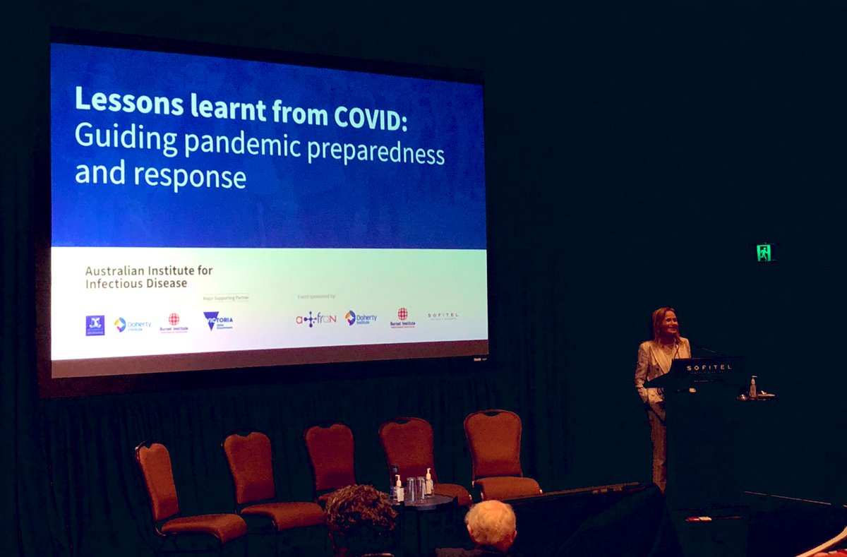 Great to be at the AIID symposium today: Lessons learnt from COVID-19 @BurnetInstitute @TheDohertyInst @UniMelbMDHS @UniMelb @afran_org #AIID