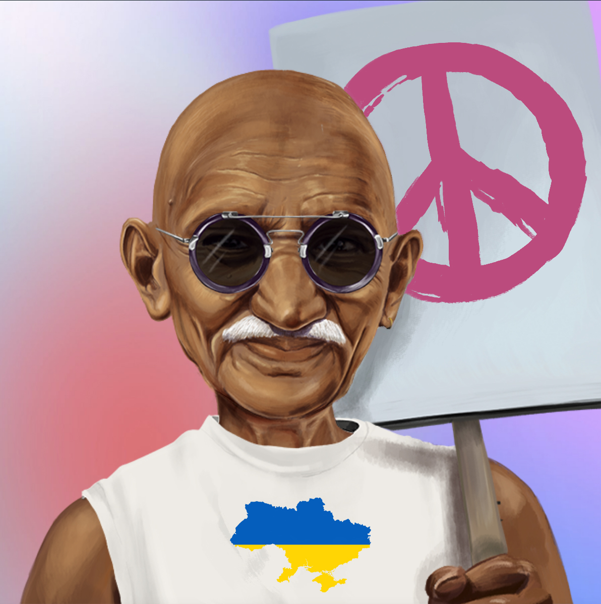 TheLegendsNFTs's tweet photo. “The future depends on what you do today.”- #Gandhi 

Legendary 1/1 Gandhi is up for auction🕊 

All funds to be donated to @UNICEF to support those impacted by the Ukraine crisis!
 
Only 72hr starting NOW! Every bid is welcome and every RT is encouraged❤️
https://t.co/uVYu0khb2S https://t.co/JTiAa32KsU
