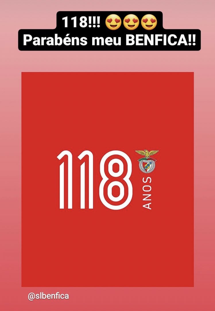 InformGlorious2's tweet photo. André Lopes no Instagram. #SLB118 https://t.co/GMKl0jXcom