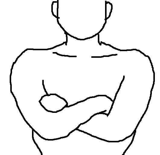 「ドラゴンボール」での屈強なキャラ達の腕組みが、肩幅が広いのか、逆三角形というか「W」の形に描かれてるんだけど、あの時代 ドラゴンボールに影響されたように この形の腕組みを描く人多かった気がする。 