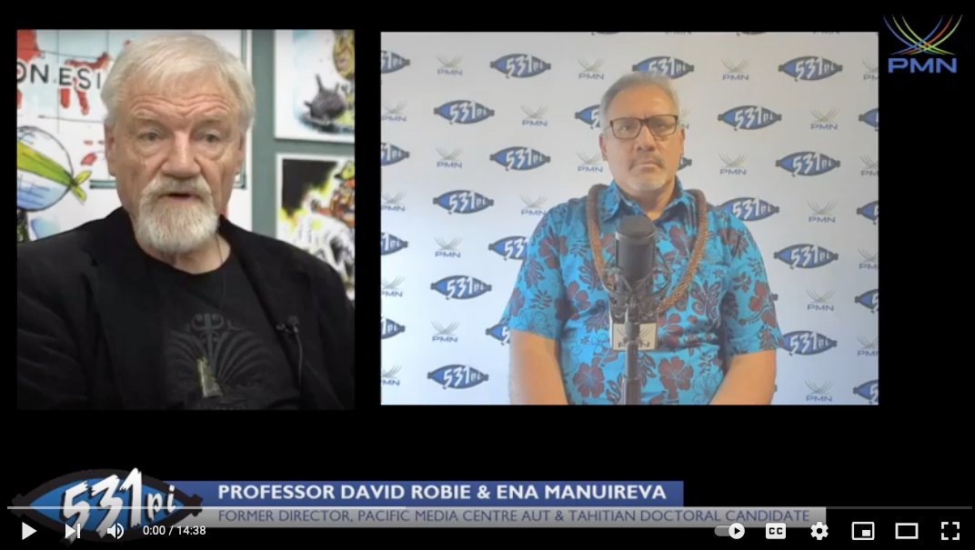 Now on YouTube: #CaféPacific The future of the #PacificMediaCentre - what happened to all the #promises? #Flashback #DavidRobie and #EnaManuireva talk #PMC, #education and #Pacificissues with #maaBrianSagala @531pi @PMN__News 
bit.ly/3tkxEnF