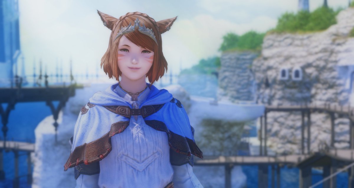 DestinyFFXIV's tweet photo. I'm happy😊#FF14 #FFXIVSNAPS #GPOSERS #FFXIV #GShade https://t.co/DKFtulTyYG