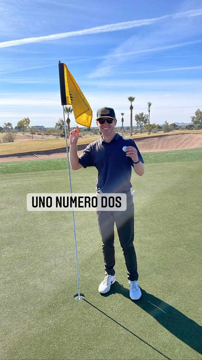 wyo_golf's tweet photo. A pair of Aces for some 🤠 alumni ☝️ https://t.co/lJsyCwltsP