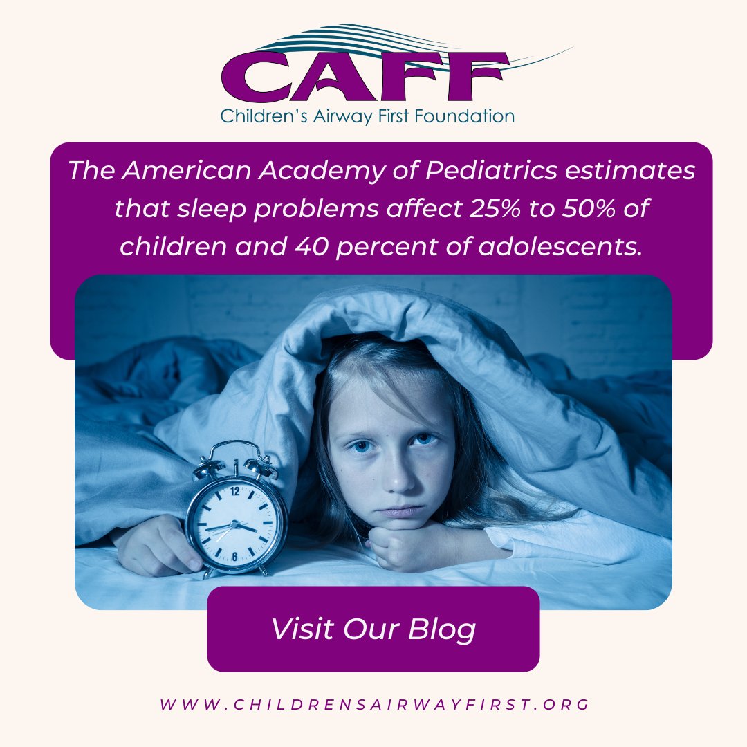 Untreated airway issues sleep problems. Poor sleep health affects concentration, memory, and behavior, making it harder for your child to learn. bit.ly/3AxkgQF #childrensairwayfirst #sleepingissues #kidssleeping #breathingissues #sleepwell #pediatricairwaydisorders