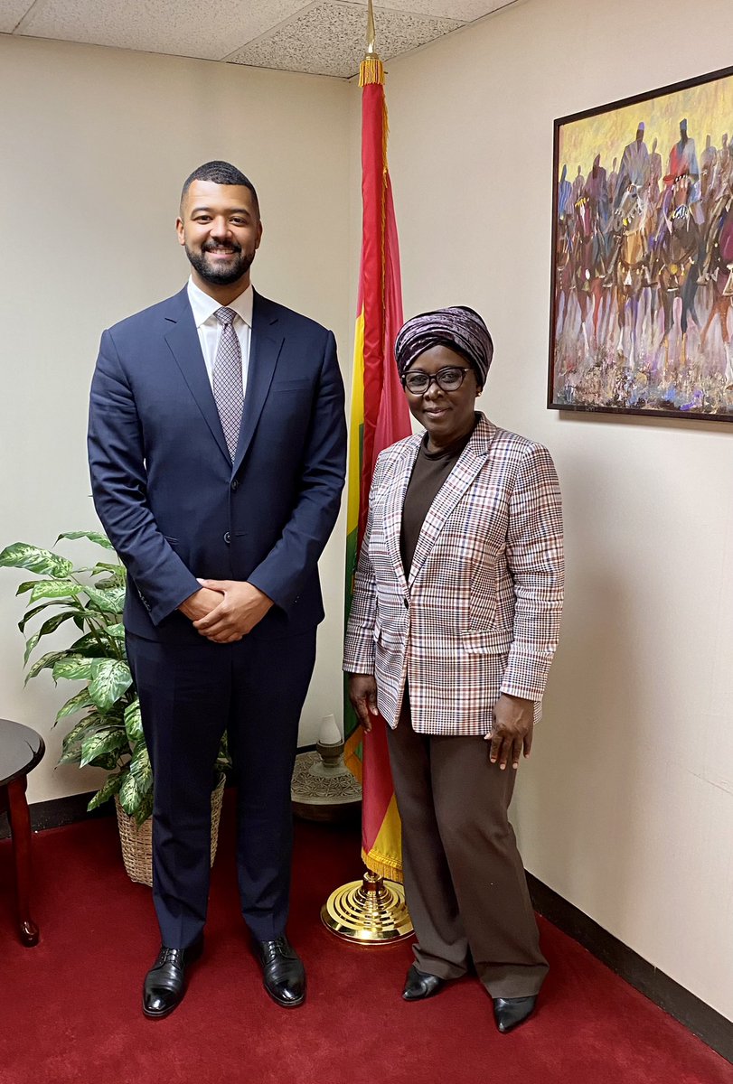 danielanthonyb's tweet photo. It was an honor to meet with Her Excellency Alima Mahama, Ambassador of the Republic of Ghana to the U.S., this afternoon in Washington D.C. to discuss Microsoft’s work in Ghana and across Africa. https://t.co/iBPpKOhyGR