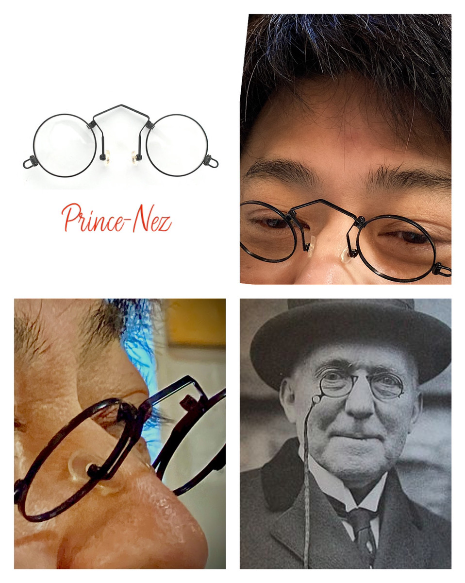 タスケさん専用】パリ購入 フランスアンティーク フィンチメガネ