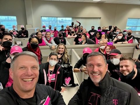 What a special day introducing this amazing OKC T-Mobile team to Dan!  Great team doing great things for their customers!!!  #Notorious