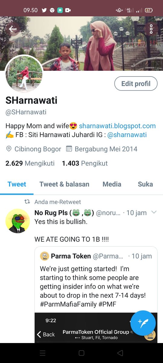 SHarnawati's tweet photo. @Bang_Garr @norugpls Bismillah.. Done.. semoga beruntung. Aamiin https://t.co/kqZxtrXP3R