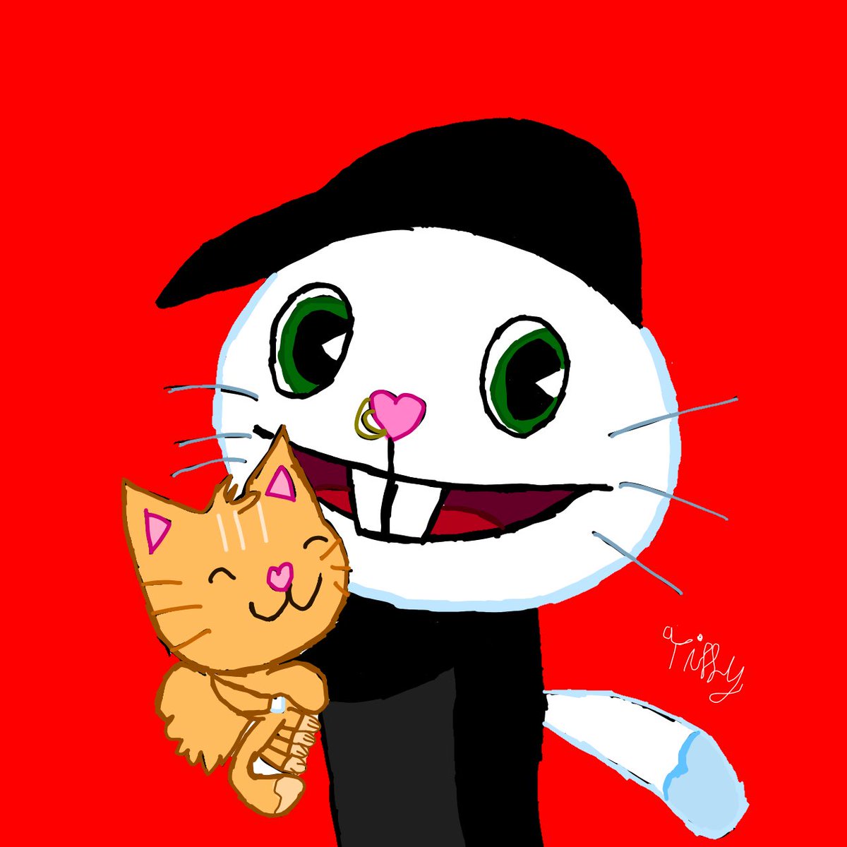 princemikeyb's tweet photo. Guess who’s back with their beloved pet? #eptic #happytreefriends #fanart #digitalart #artistsontwitter #art https://t.co/uNjhgCDjmF