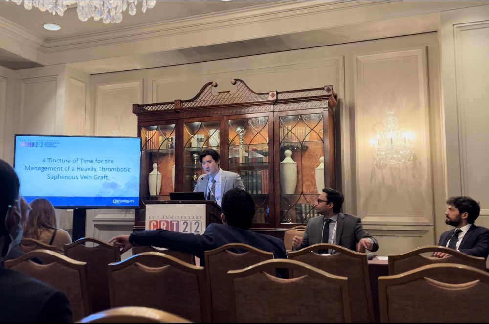 Justin Lee (@drjustinlee) on Twitter photo Great pleasure to present on behalf of <a href="/DrAnkitKPatel/">Ankitkumar Patel MD MPH FACC FSCAI RPVI</a> on the importance to “therapeutic pause” - Interesting case and fantastic discussion on strategies to improve patient outcomes 🙌🏼 #CRT2022 #therapeuticpause #highriskpci Great pleasure to present on behalf of <a href="/DrAnkitKPatel/">Ankitkumar Patel MD MPH FACC FSCAI RPVI</a> on the importance to “therapeutic pause” - Interesting case and fantastic discussion on strategies to improve patient outcomes 🙌🏼 #CRT2022 #therapeuticpause #highriskpci
