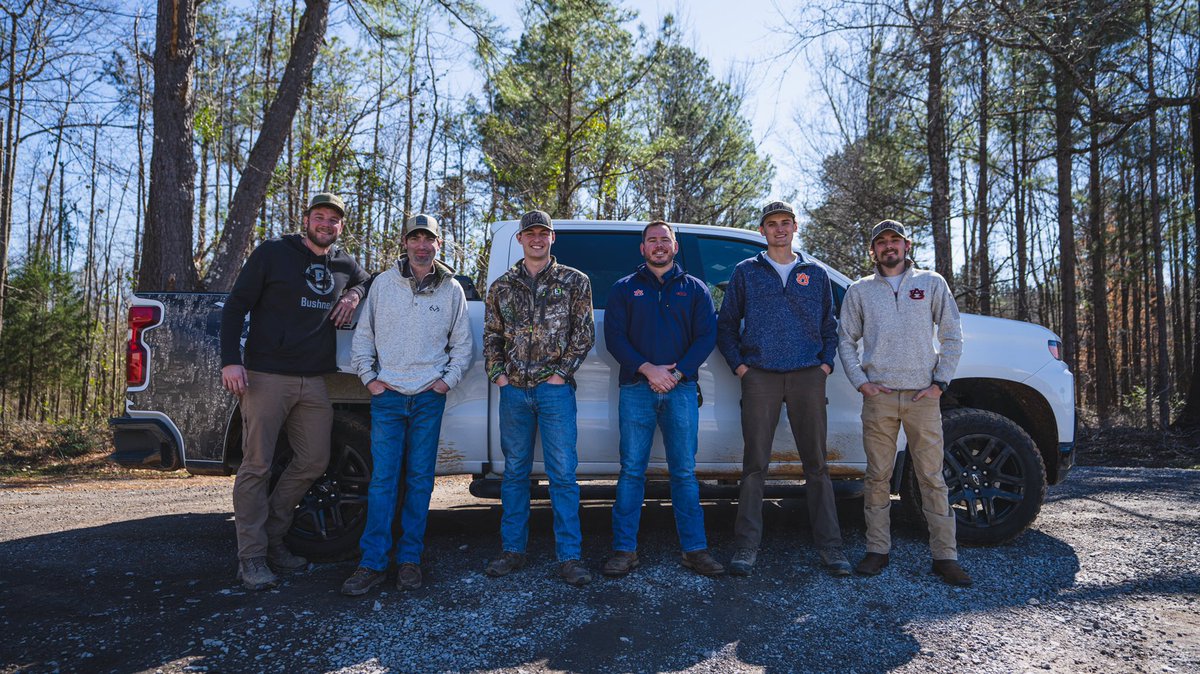 We had a great time today showing @CulpepperJr from @huntclubtv & @realtreespringthunder around one of the research sites in Alabama. We talked turkeys and turkey research with @AuburnU very own @dr_will_gulsby.