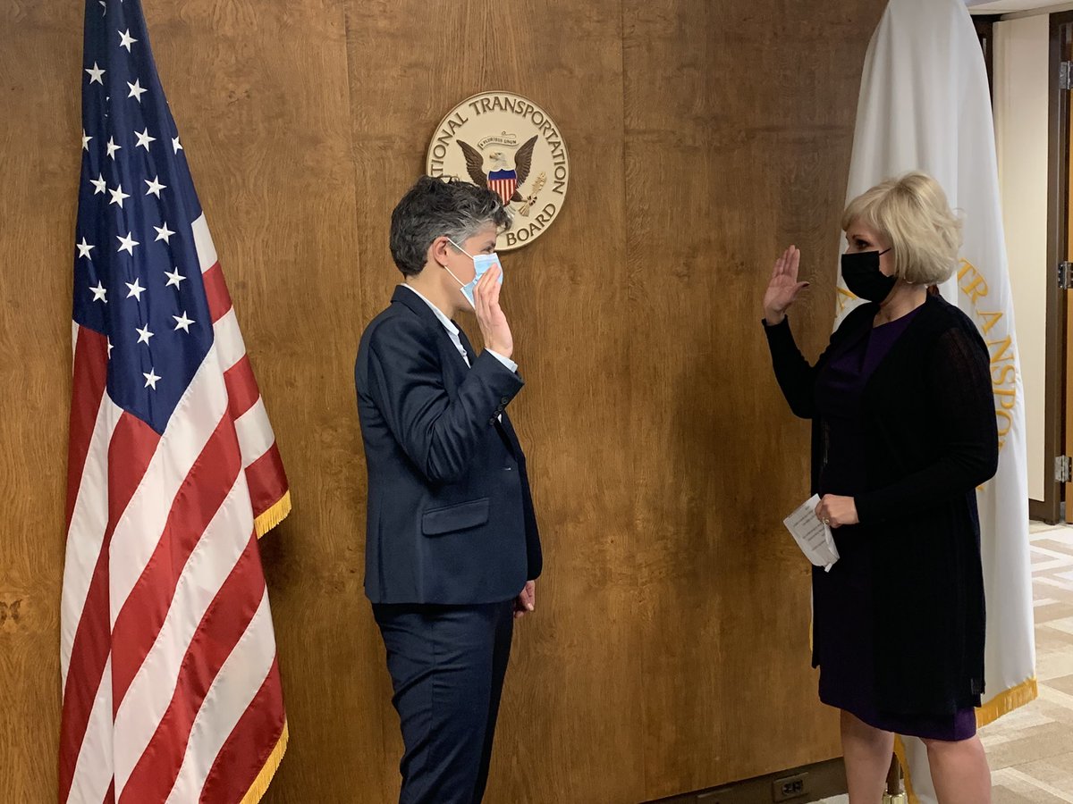 JenniferHomendy's tweet photo. Big day! Sarah Puro joins the team as Senior Advisor. Also exciting…@NTSB leadership returns to the office this week. The rest of the workforce is scheduled to safely return in phases on March 14 and March 28. Welcome Sarah! https://t.co/grOpqoql0d
