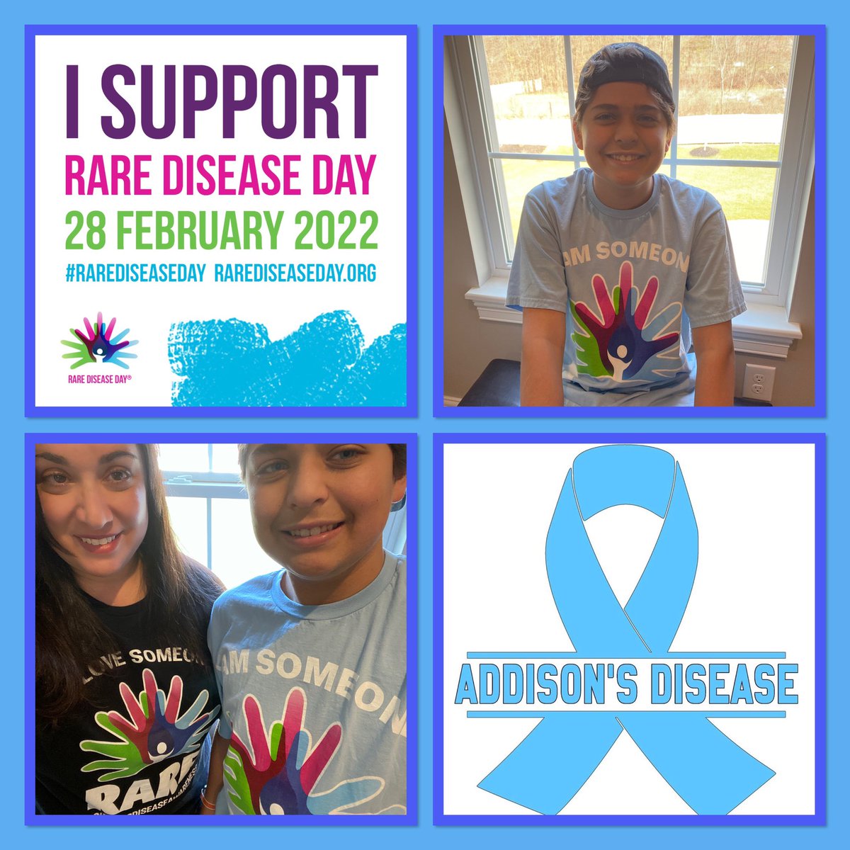 alapplebee's tweet photo. #RareDiseaseDay #AddisonsDisease #adrenalinsufficiency #ilovesomeonerare https://t.co/ICEpwdD4wX
